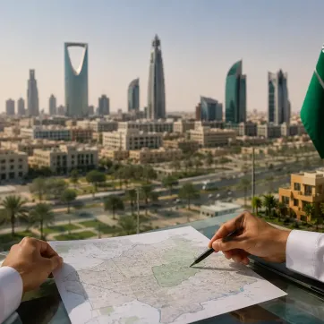 Geographical areas for foreign freehold property ownership in Saudi Arabia