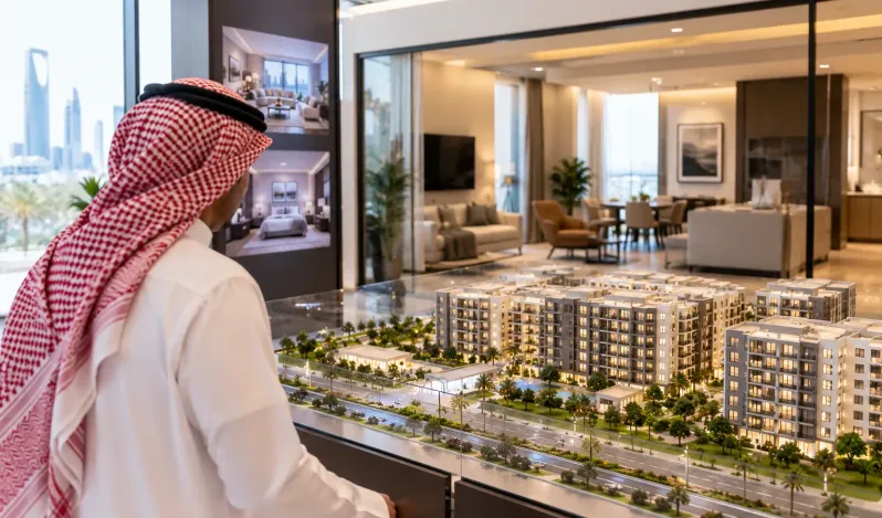 معاينة الشقة النموذجية والمجسم العقاري قبل الشراء