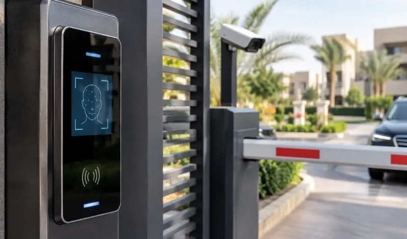 Smart entry system and security in gated communities in Saudi Arabia