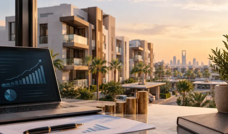 Return on investment in apartments in Al Janadriyah district, Riyadh