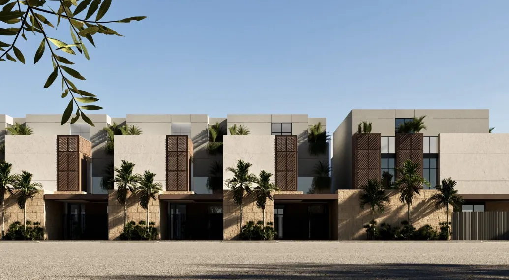 فلل مستقلة بتصميم عصري للبيع في جدة مشروع نقش