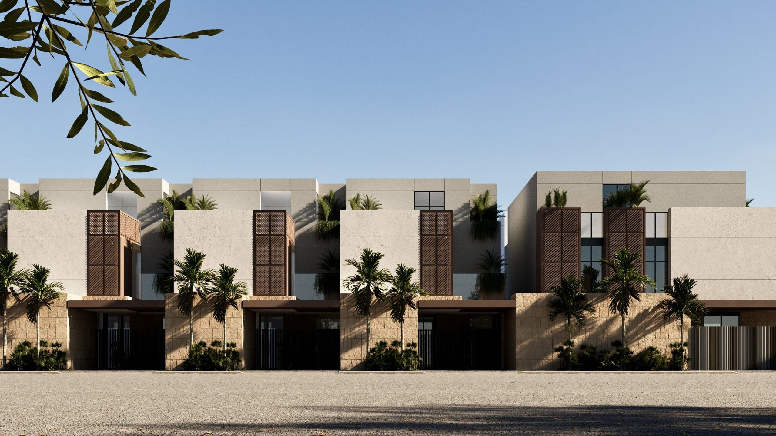 Modern standalone villas for sale in Jeddah, Naqsh project