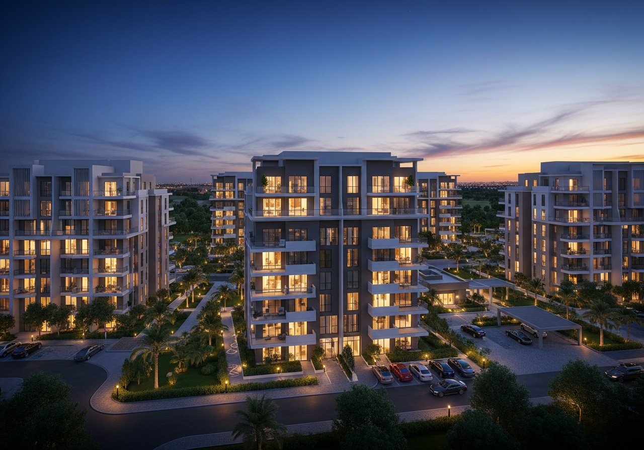 Appartement moderne à vendre dans le quartier Al Hazm à Riyad, exemple d’investissement immobilier prometteur dans le sud de la capitale