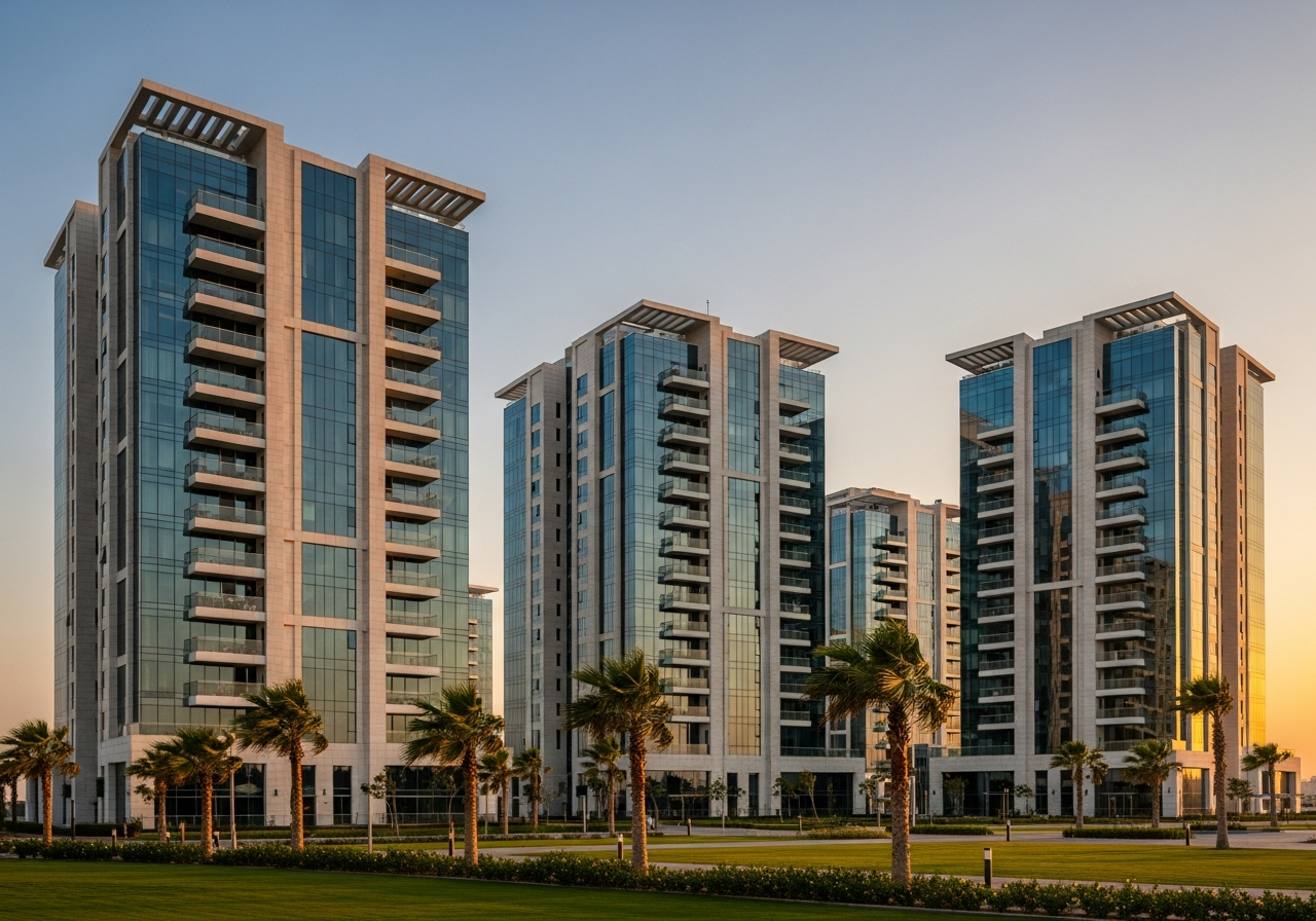 Immeuble résidentiel Imtilak au design architectural moderne à Dammam, proposé à la vente comme opportunité d'investissement
