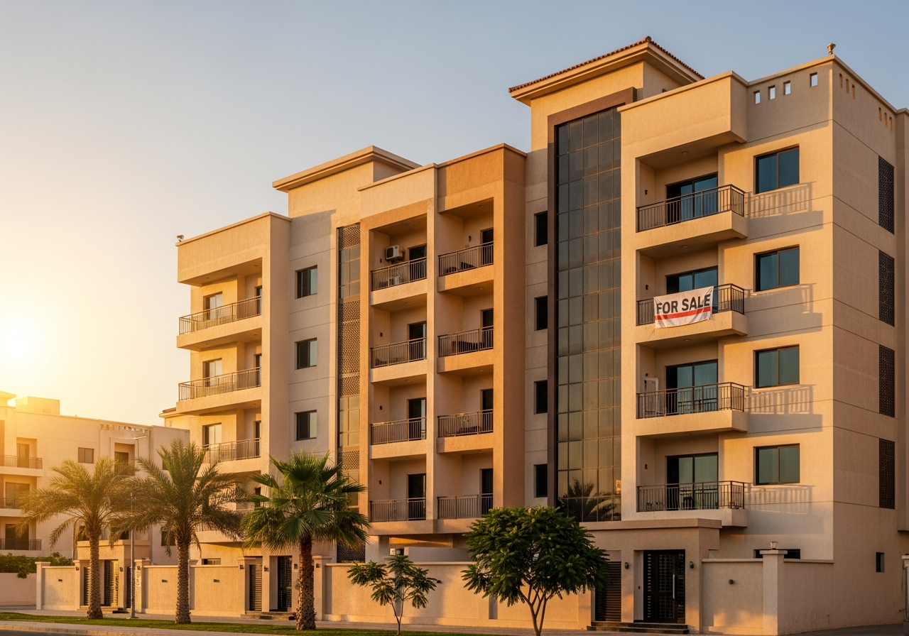 Immeuble résidentiel d'occasion à vendre dans l'un des quartiers dynamiques de la ville de Dammam, Arabie Saoudite.