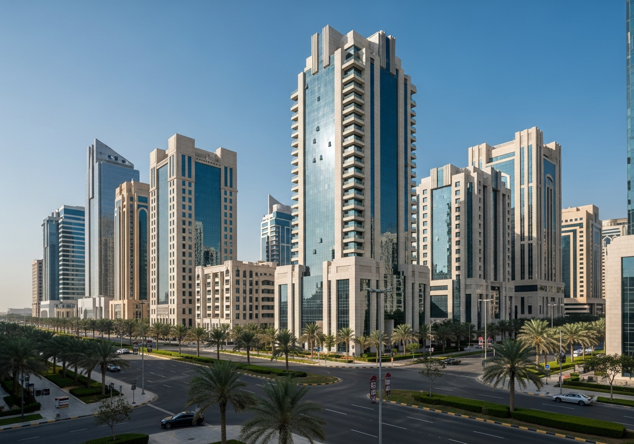 مبنى سكني حديث للبيع في مدينة جدة السعودية يظهر كنموذج للاستثمار العقاري الناجح