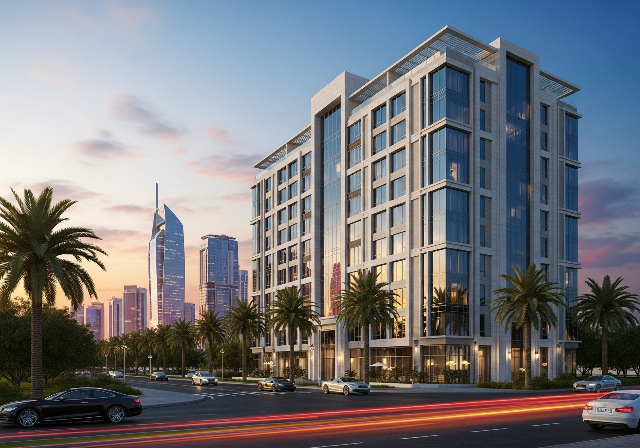 Luxury hotel apartments for sale in Jeddah, Saudi Arabia, representing a guaranteed investment opportunity
