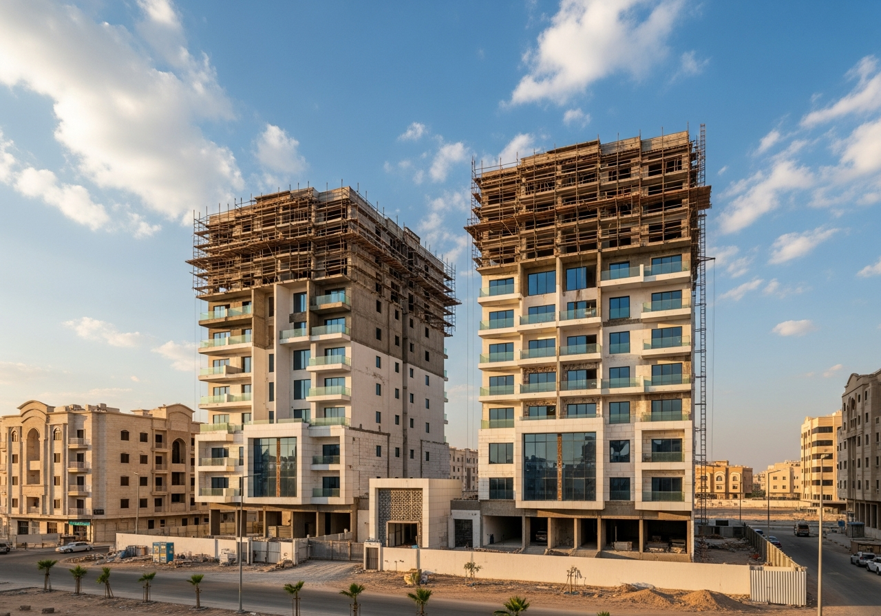Medine'de satılık lüks inşaat halinde otel daireleri, öne çıkan bir gayrimenkul yatırım fırsatı.