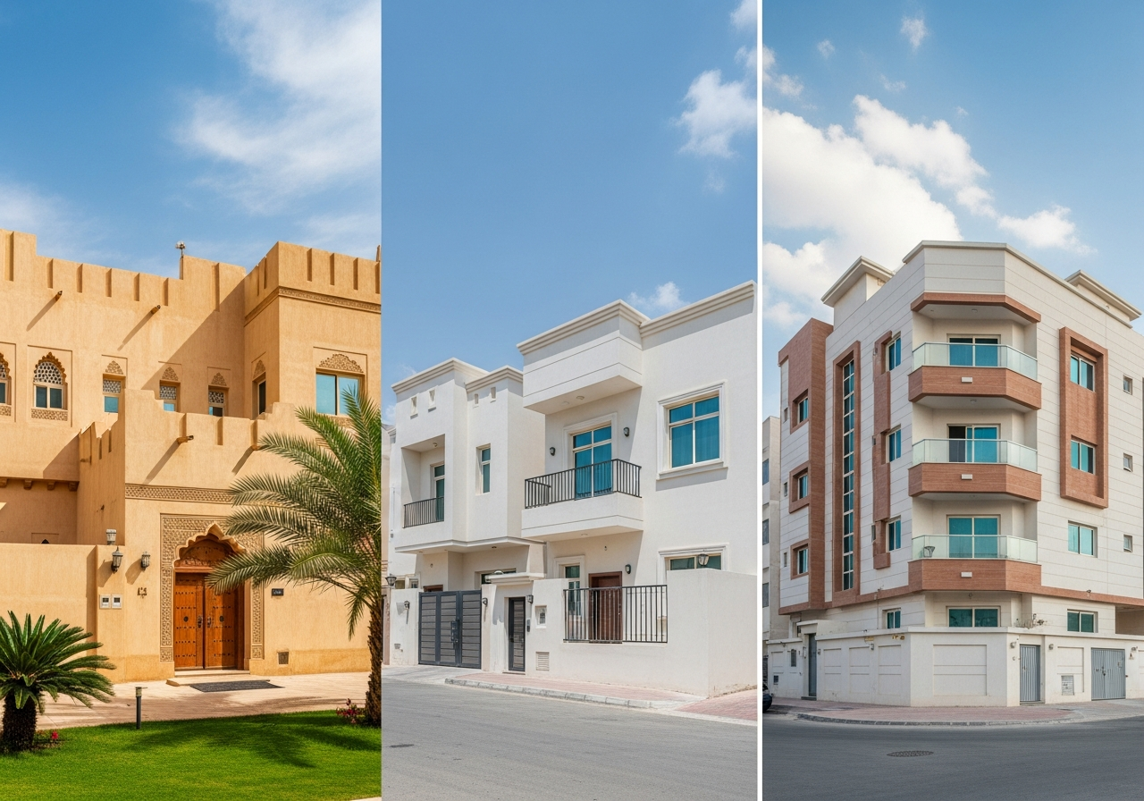 فلل وبيوت مستعملة للبيع في مدينة الدمام السعودية بواجهة عصرية جذابة