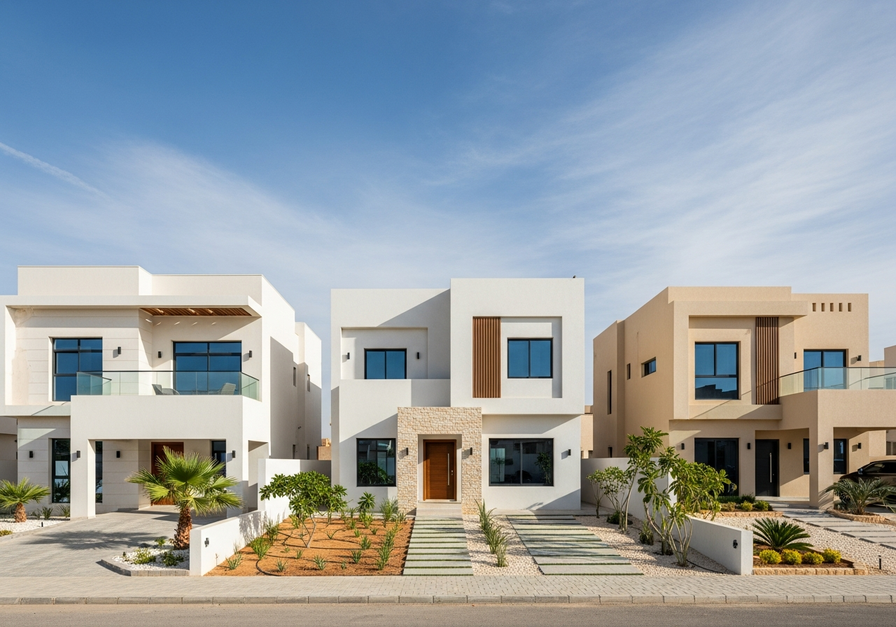 Maisons et villas modernes à vendre à Al Madinah en système Imtilak avec des options variées adaptées aux familles et investisseurs
