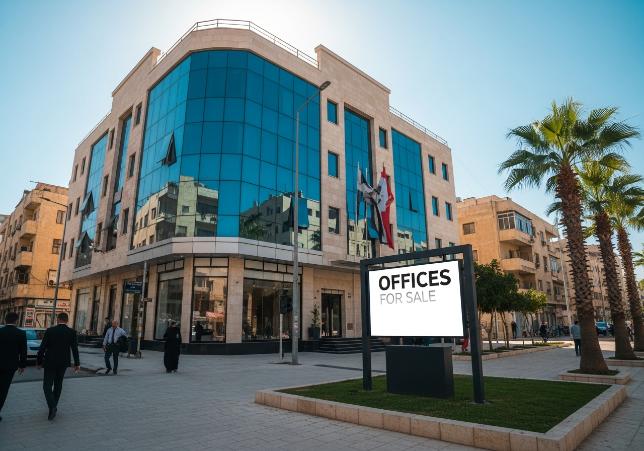 Bureaux à vendre en Arabie Saoudite dans un centre d'affaires moderne équipé des dernières technologies.