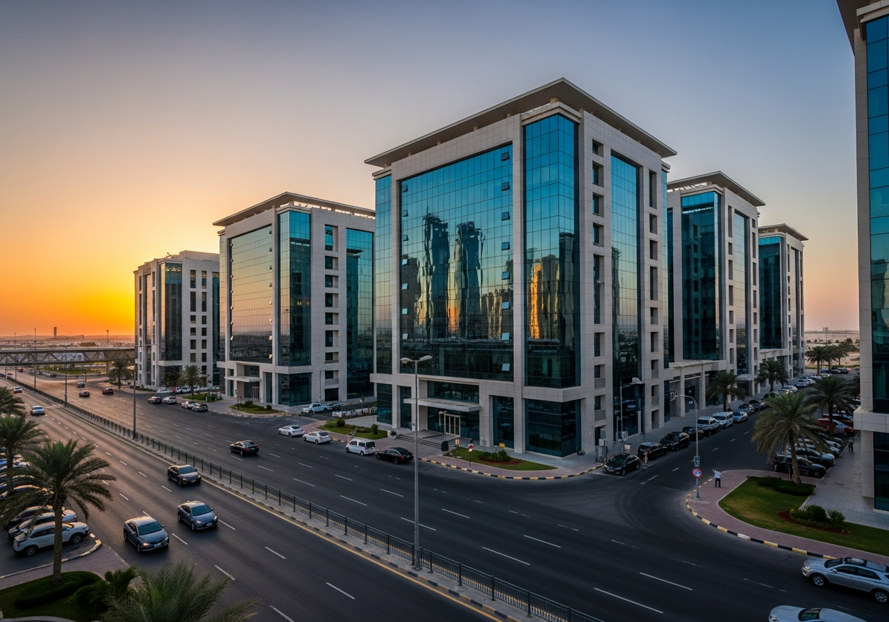 Dammam'da modern ve şık bir iş kulesinde öne çıkan bir ticari ofis, benzersiz bir gayrimenkul yatırım fırsatını temsil ediyor.