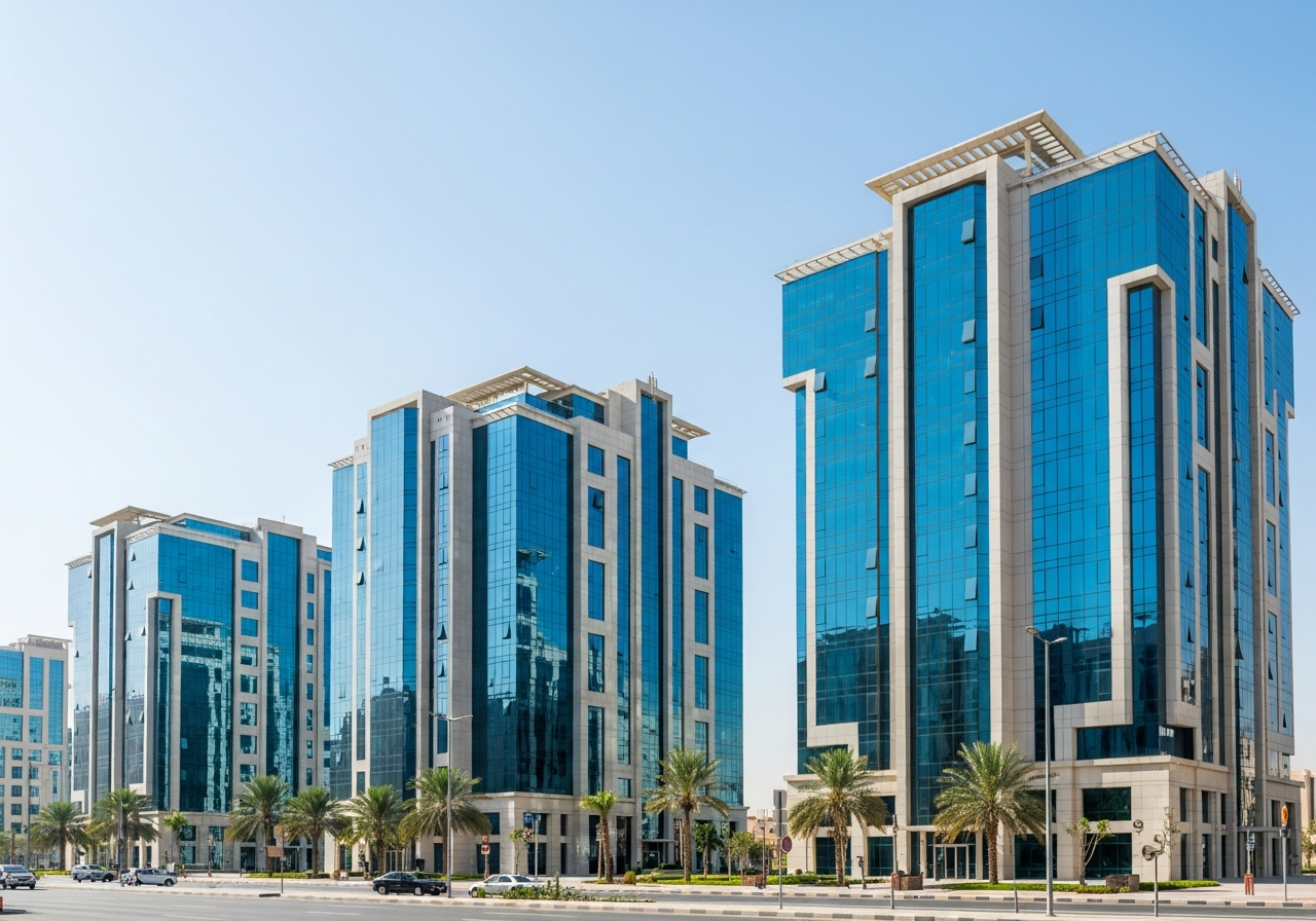 مكتب تجاري حديث مجهز بالكامل للبيع في أحد الأبراج الفاخرة بمدينة جدة السعودية.