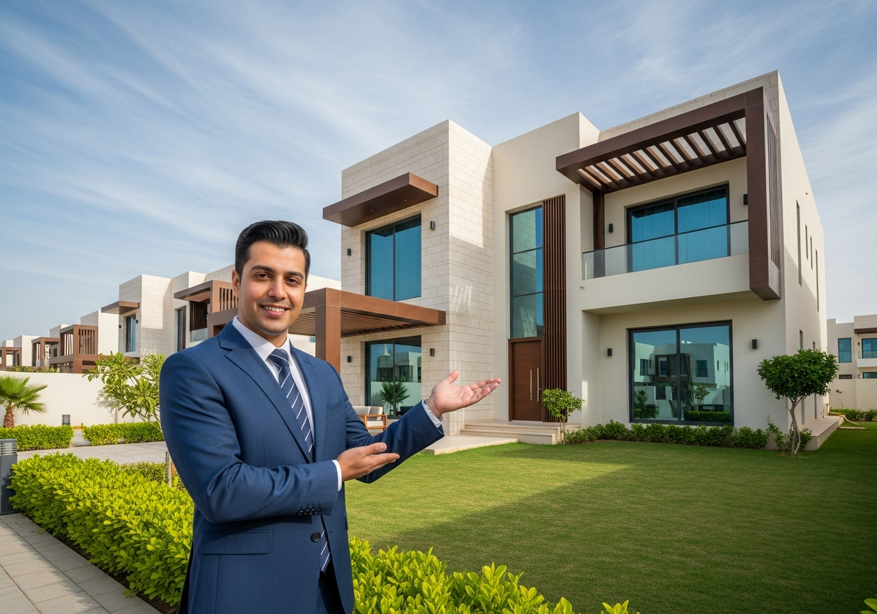 Al Khobar şehrinde satılık oturuma hazır lüks bir konut binasının dış cephesi
