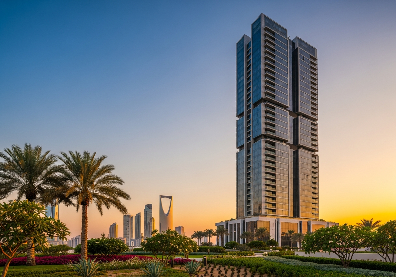 Bâtiments résidentiels modernes et luxueux à Jeddah adaptés à la Freehold et à l’investissement des étrangers en Arabie Saoudite
