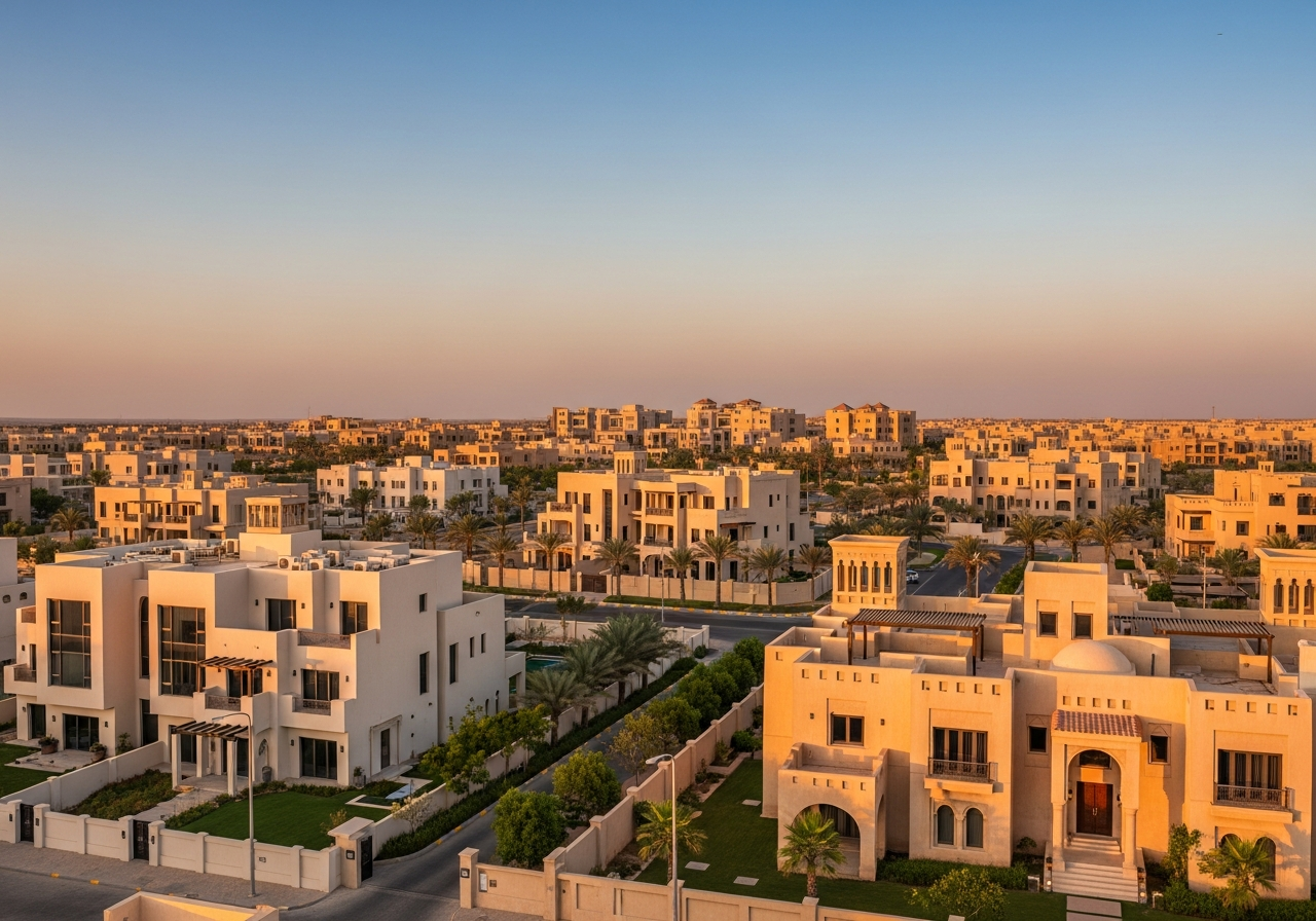 Riyad Nezha Mahallesi’nde gelişmiş altyapıya sahip satılık modern villalar ve daireler