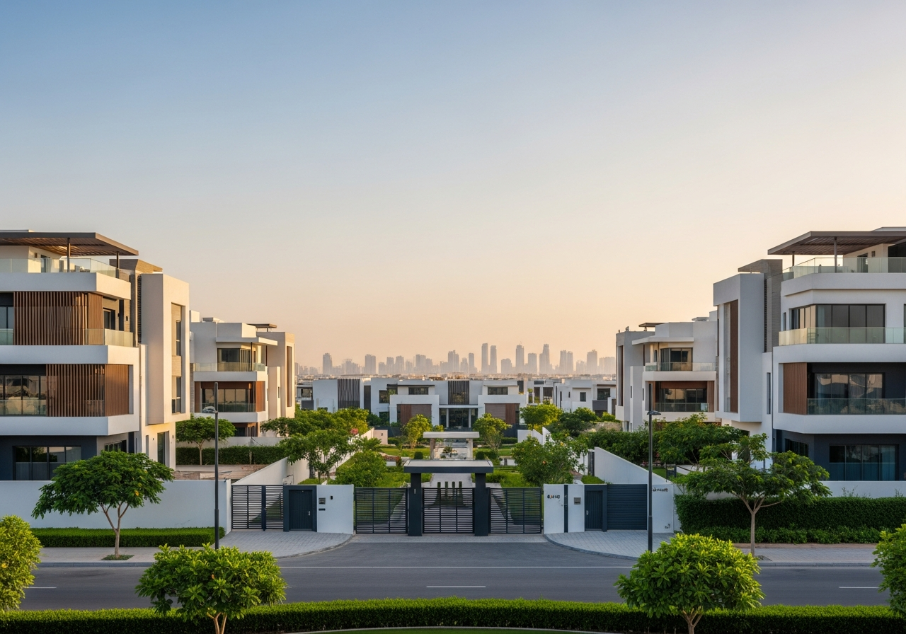 واجهة مبنى سكني حديث يضم عقارات للبيع في حي الصفا بمدينة الرياض