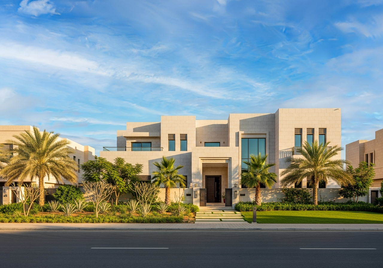 واجهة مبنى سكني حديث يضم شققاً ضمن عقارات للبيع في حي قرطبة بالرياض.