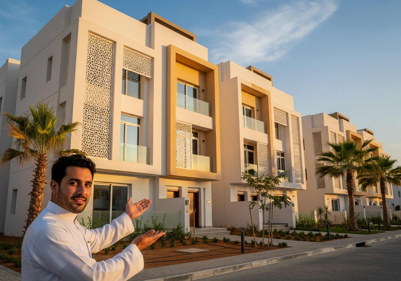 Independent residential floor with a modern facade offered for sale in installments in one of Al Madinah's real estate projects