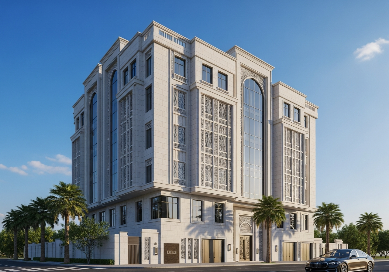 Image illustrant le design luxueux d’étages résidentiels indépendants à vendre dans les quartiers les plus prestigieux de La Mecque