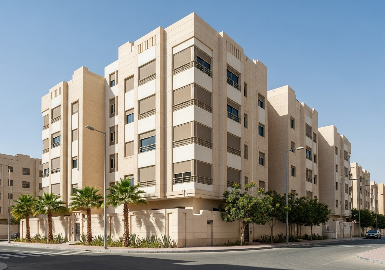 Illustrative image of one of the cheap independent residential floors for sale in Riyadh with a modern and attractive design.