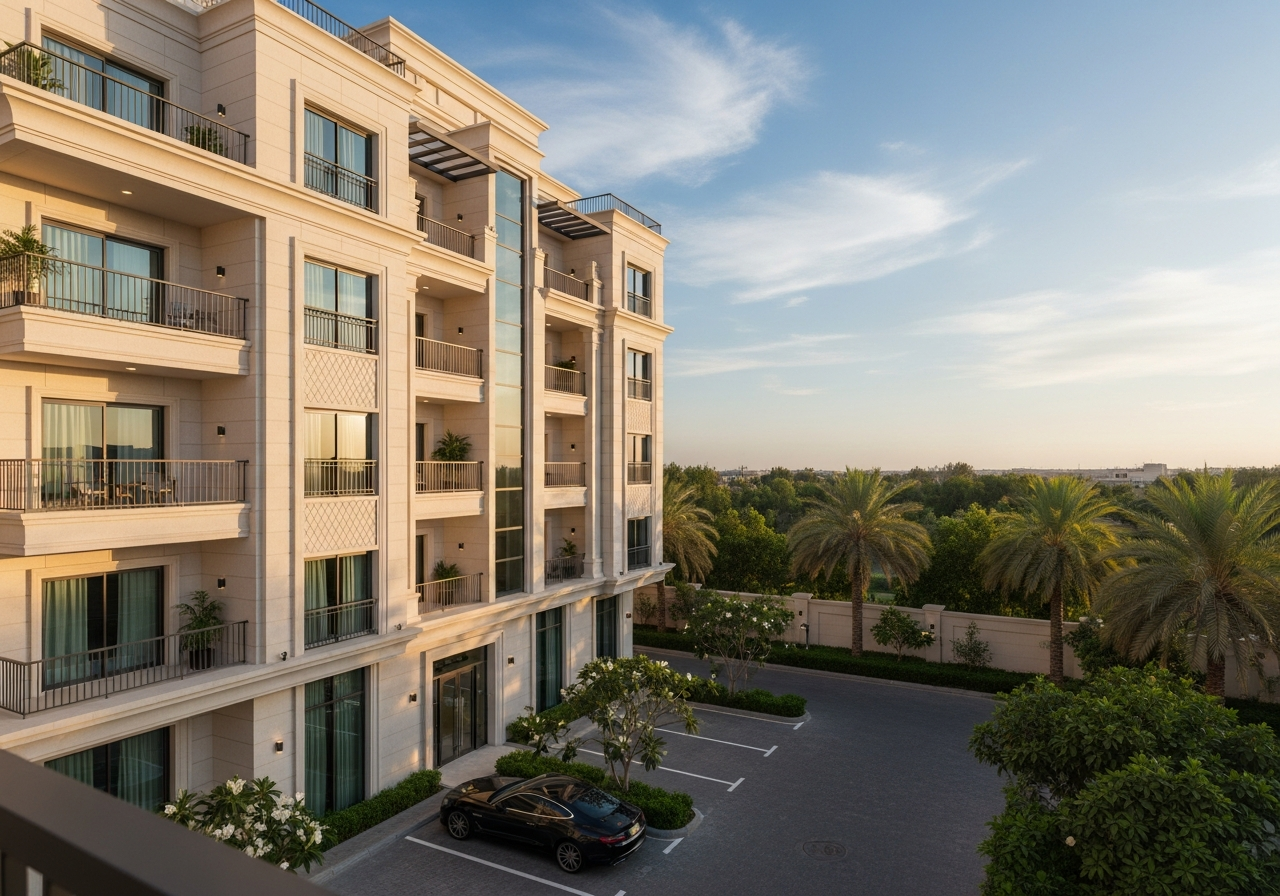 تصميم داخلي فاخر لدور سكني مستقل في الرياض يظهر غرفة معيشة واسعة ومفروشات عصرية.