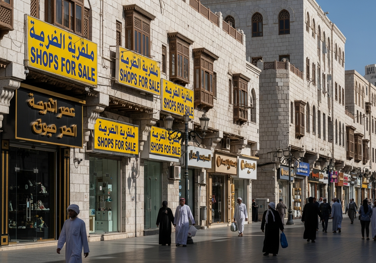 Commercial shop for sale in a vibrant area of Makkah among the best real estate investment opportunities