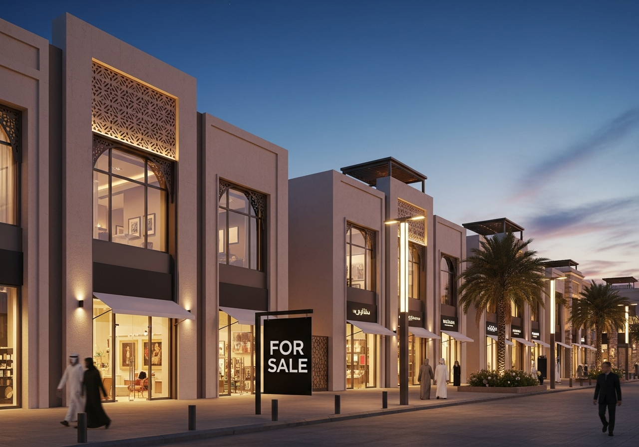 محلات تمليك للبيع في السعودية الرياض كخيار استثماري واعد في سوق العقارات التجارية بالعاصمة