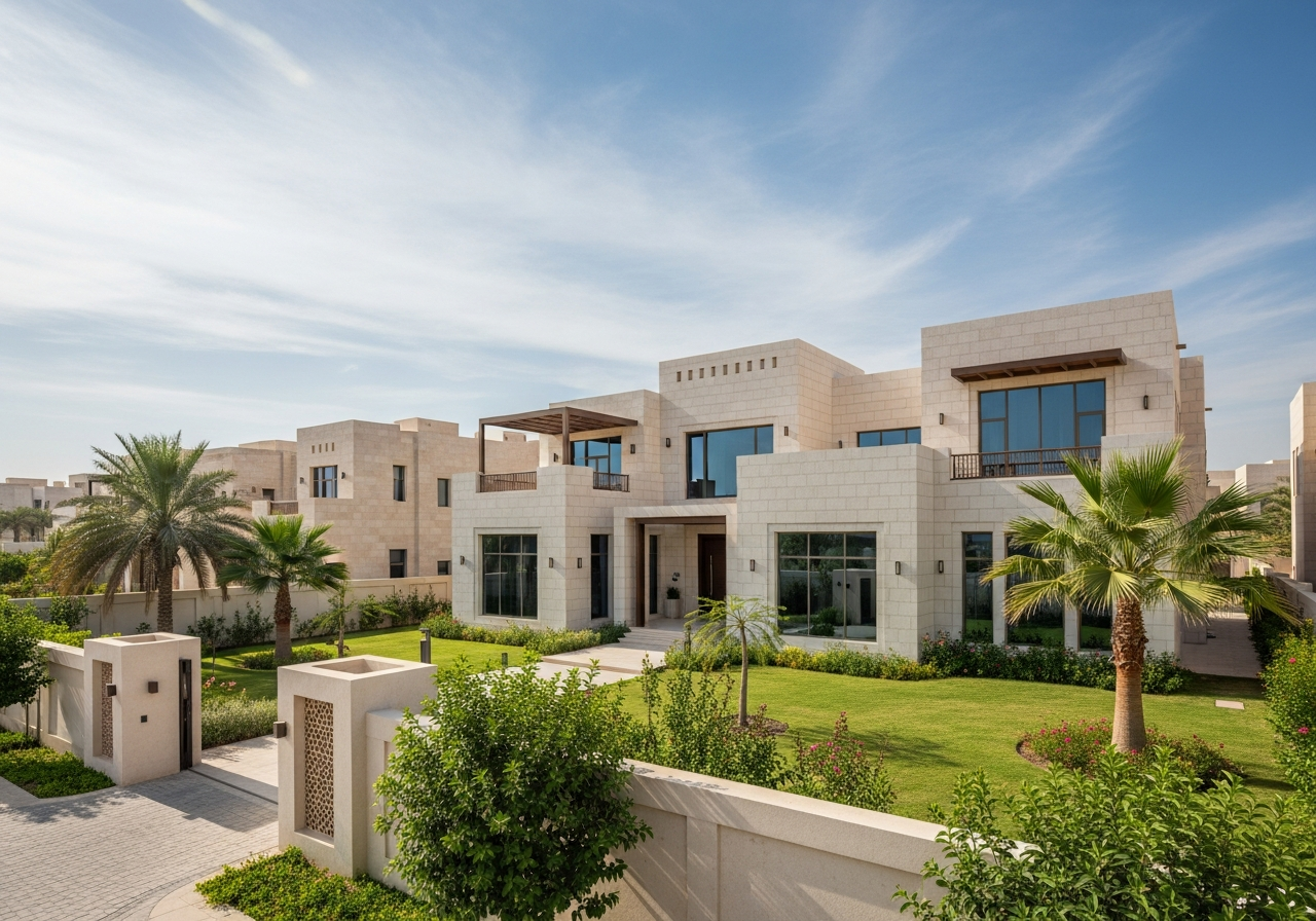 Suudi Arabistan'da uygun fiyatlı modern bir villanın iç tasarımı, uygun fiyat karşılığında kaliteyi yansıtıyor