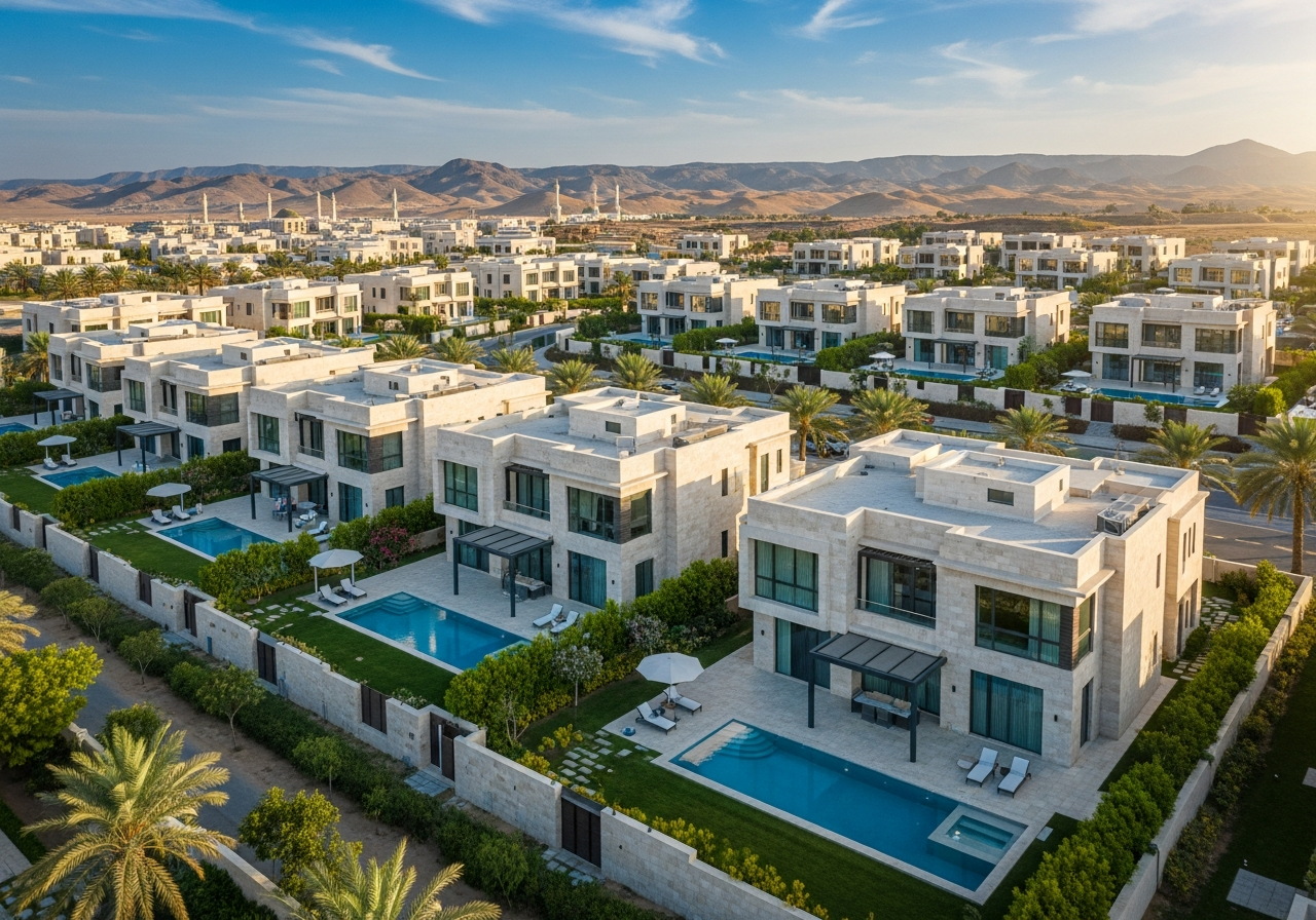 Luxury villa for sale in Makkah for foreigners, presented as an ideal investment option for families and retirees